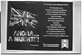 Fotografía relativa a la guerra de Malvinas
