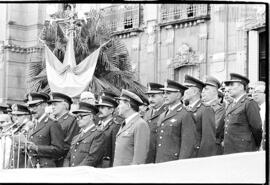 Fotografía de autoridades militares en acto conmemorativo del 164 aniversario de la Batalla de Tu...