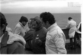 Fotografía de misa en Islas Malvinas