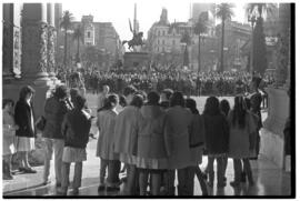 Fotografía de manifestación de Madres de Plaza de Mayo