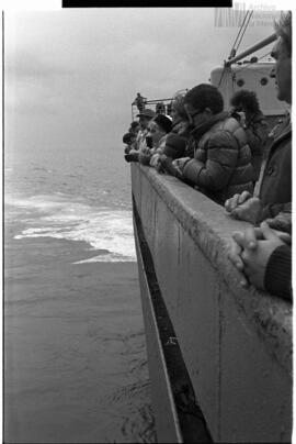 Fotografía de misa en Islas Malvinas