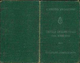 Copia digital de cédula de Identidad del Ejército de Horacio Miguel Pietragalla