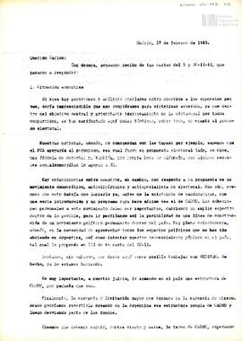 Carta de Alipio Paoletti para Carlos González Gartland