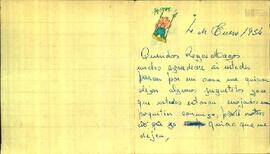 Copia digital de carta de Horacio Miguel Pietragalla a los Reyes Magos