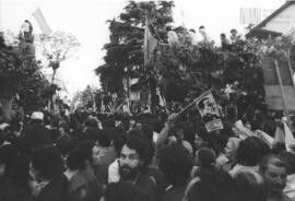 Fotografía de la movilización popular por el retorno de Juan Domingo Perón