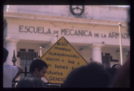 Fotografía de acto en la Ex ESMA