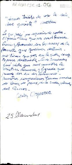 Anotación de Carlos Orzaocoa