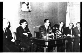 Fotografía de Juan Domingo Perón en la Confederación General del Trabajo