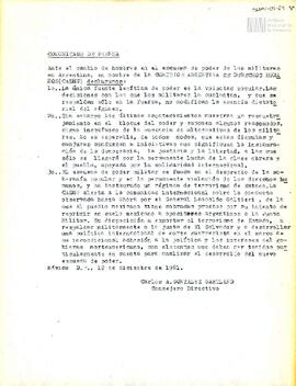 Comunicado de prensa de la Comisión Argentina de Derechos Humanos (CADHU)
