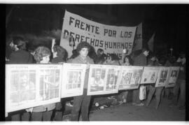 Fotografía de una manifestación por la liberación de presos políticos