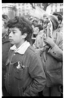Fotografía de manifestación contra del proyecto de ley de divorcio vincular