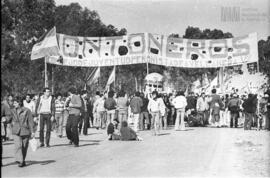 Fotografía de la movilización por el regreso de Juan Domingo Perón a la Argentina
