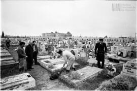 Fotografía de exhumación en el Cementerio de Ezpeleta