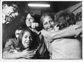 Fotografía de Blanca Becher con sus hijos