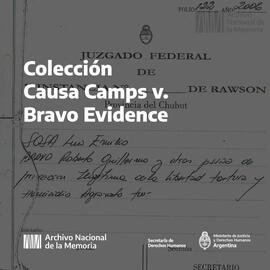 Colección Causa Camps v. Bravo Evidence