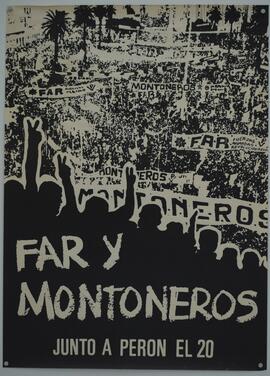Copia digital de afiche de la organización Montoneros