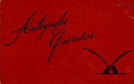 Tarjeta de autógrafos de maestras y compañeros de Eduardo Adolfo Capello