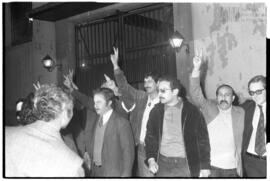 Fotografía de liberación de presos políticos
