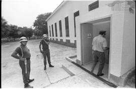 Fotografía de reconocimiento del Centro Clandestino de Detención Escuela de Mecánica de la Armada