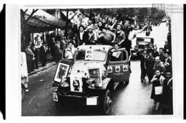 Fotografía de manifestación en apoyo a Juan Domingo Perón