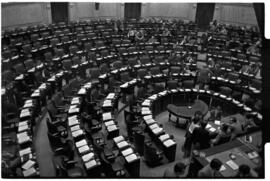 Fotografía de sesión en la Cámara de Diputados