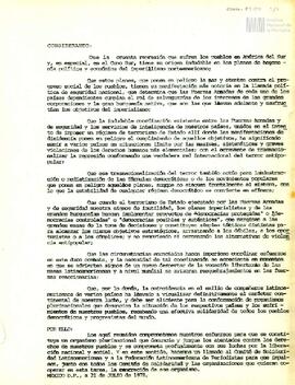 Declaración sobre la creación de un organismo plurinacional
