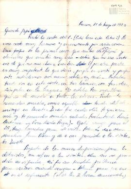 Carta de María Angélica Sabelli a su familia desde el penal de Rawson