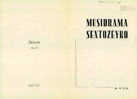 Folleto de Musidrama del grupo Sextozeyko