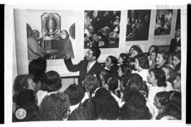 Fotografía de exposición sobre Eva Perón