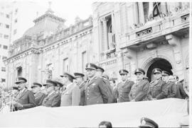 Fotografía de militares en acto conmemorativo del 164 de la Batalla de Tucumán