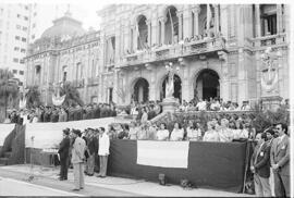Fotografía del palco del acto conmemorativo del 164 aniversario de la Batalla de Tucumán