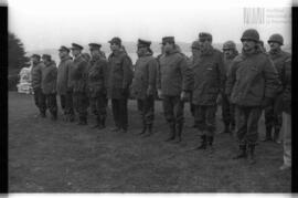 Fotografía del saludo a la bandera