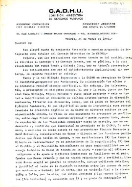 Carta de Eduardo Luis Duhalde para Carlos González Gartland