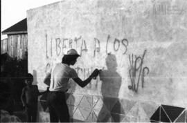 Fotografía de movilización barrios populares