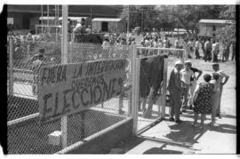 Fotografía de las jornadas de lucha y movilización de los trabajadores metalúrgicos de Villa Cons...