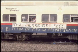 Fotografía de la Coordinadora Intersindical del Ferrocarril Sarmiento