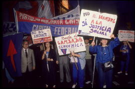 Fotografía de movilización de la Asamblea Permanente por los Derechos Humanos