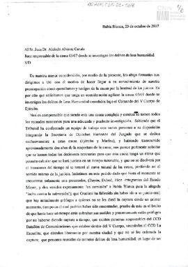Presentación colectiva al Juez Alcindo Álvarez Canale