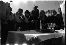 Fotografía de misa en Islas Malvinas
