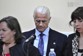 Fotografia producida por la agencia de noticas Agencia Comunica en el marco del juicio de la caus...