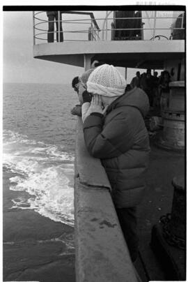 Fotografía de misa en Islas Malvinas