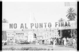 Fotografía de la Marcha de la Resistencia de 1986