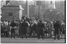 Fotografía de manifestación de Madres de Plaza de Mayo