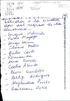Anotación de Celia Jinkis de Korsunsky