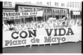 Fotografía de la Marcha de la Resistencia de 1986