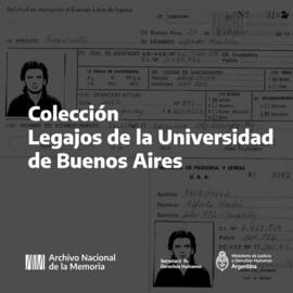 Colección Legajos de la Universidad de Buenos Aires