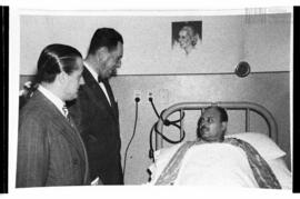 Fotografía de Juan Domingo Perón en visita a José Espejo