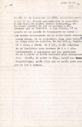 Anotación sobre Miguel Zavala Rodríguez y su familia