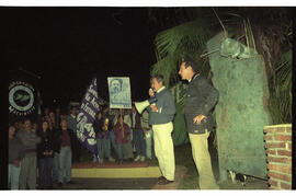 Fotografía de acto por el conflicto provincial Correntino