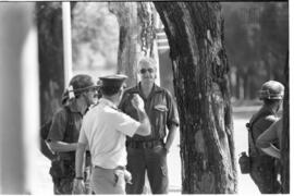 Fotografía de alzamiento militar carapintada